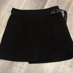 zara wrap mini skirt